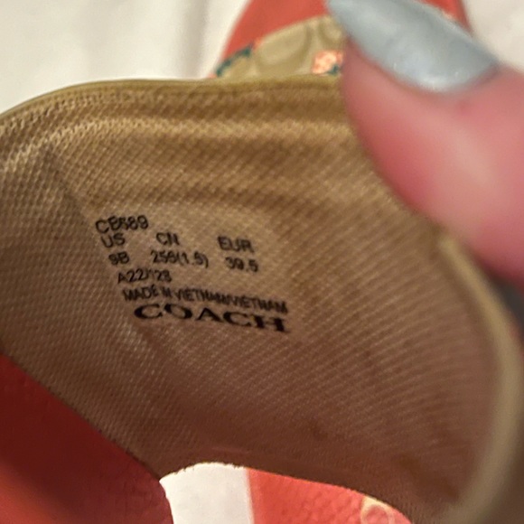 Coach Sport Slide with Strawberry Print - Picture 7 of 8